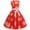 Red, variant on IROINNID A-Line Dress For Women Long Sleeve Round Neckline Temperament Crew Neck s Christmas Dress Without Sleeve Strapless Print Dress