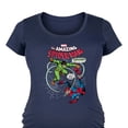 thumbnail image 3 of Marvel Spider-Man - Fighting Doc Ock - Maternity Scoop Neck Graphic T-Shirt, 3 of 5