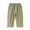 Army Green, variant on Kids' Casual Capri Pants, Elastic Waist Lightweight 3/4 Length Trousers for Boys & Girls,3-4 Years