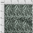 thumbnail image 1 of oneOone Cotton Poplin Dusty Green Fabric Tiger Animal Skin Diy Clothing Quilting Fabric Print Fabric By Yard 56 Inch Wide, 1 of 4