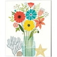 thumbnail image 3 of Metaverse Michael Mullan 'Seaside Bouquet Mason Jar' Canvas Art (Set of 2), 3 of 4