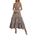 thumbnail image 2 of Vestido floral de verano,Vestido floral estampado floral sin mangas de un hombro Vestido floral sin mangas de un hombro Experiencia incomparable, 2 of 6