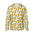 thumbnail image 1 of Lsque Yellow Pears Pattern UPF 50+ Lightweight Sun Protection Men's Women's Long Sleeve Shirt, Hoodie Performance -XX-Large, 1 of 7