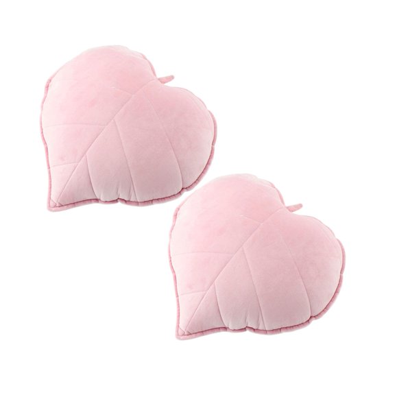 2Pcs Leaf Throw Cute Novelty Cushion Backrest Home for Bedroom Sofa Couch Living Room Pillow Case Happy 2026!