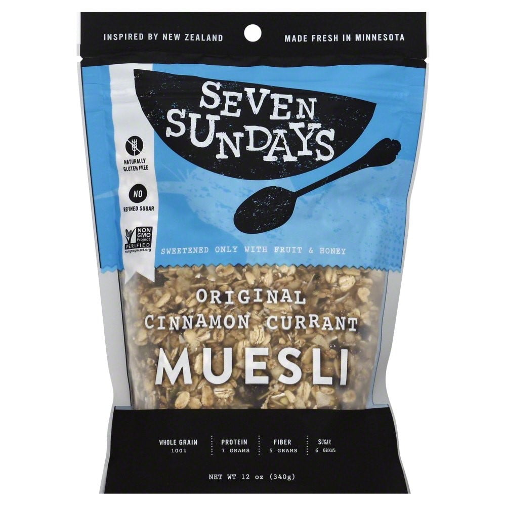 Seven Sundays All Natural Muesli, Original Toasted, 12 Oz