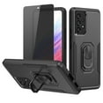 thumbnail image 1 of Xhy Samsung Galaxy A53 5G Case with Privacy Screen Protector Military Grade Shockproof Cover Ring Holder Kickstand Support Magnetic Car Mount Dual Layer Protective Phone Case (Black), 1 of 9