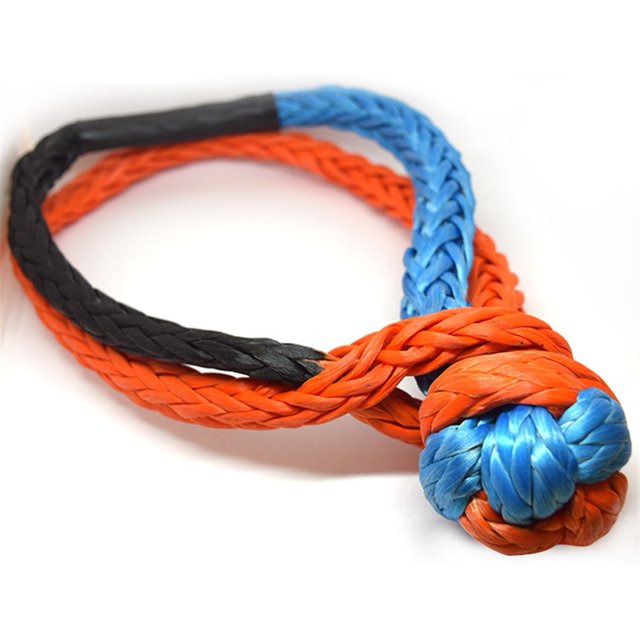 11mm*155mm Soft Shackle,7/16"*6.1inchSynthetic Winch Shackle,Rope Shackle ,Easy to Use