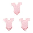 thumbnail image 4 of Traje de Baile de Ballet Qarigey Mono con Cuello Redondo Rosa 110 120 130 140 150 160 170, 4 of 6