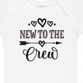 thumbnail image 4 of Inktastic New to the Crew Baby Girl Girls Baby Bodysuit, 4 of 5