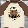 thumbnail image 4 of Inktastic My First Groundhog Day Cute Boys or Girls Long Sleeve Baby Bodysuit, 4 of 5