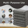 thumbnail image 3 of Beartech Bath Towel Set 12 Pack Washcloths Ultra Soft & Less Lint Microfiber Plush Highly Absorbent Quick Dry Face Towel Luxury Towels Set Wash Cloths Fingertip Towels -Dark Brown, 3 of 11