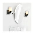thumbnail image 5 of Design House Impala Traditional 1-Light Indoor Dimmable Wall Light with Double Glass Shade, Rustic Bronze, 5 of 16