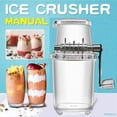 thumbnail image 5 of Trituradora de Hielo Trituradora de Hielo Giratoria Manual Cócteles Máquina de Granizado Máquina Trituradora de Hielo para Batidos Triturados en Cubitos de Hielo Hogar A, 5 of 5