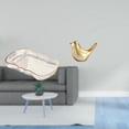 thumbnail image 2 of Bandeja dorada para desayuno, almacenamiento de frutas con figura de pájaro, adorno decorativo para el hogar y la sala de estar., 2 of 8