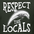 thumbnail image 6 of Wild Bobby Respect The Locals Save Our Oceans Dolphin Animal Lover Men Long Sleeve Shirt, Forest Green, Medium, 6 of 6