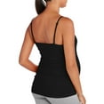 thumbnail image 2 of Oh! Mamma Maternity Women's Basic Cami with Side Ruching, 2-Pack (Women's & Women's Plus), 2 of 2