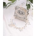 thumbnail image 4 of Bridal Crystal Hair Vine Branch Rhinestone Headband Opal Wedding Headpiece for Bridesmaid Bride Prom Party Festival Hair Weaths for Women and Girls (Opal), 4 of 12