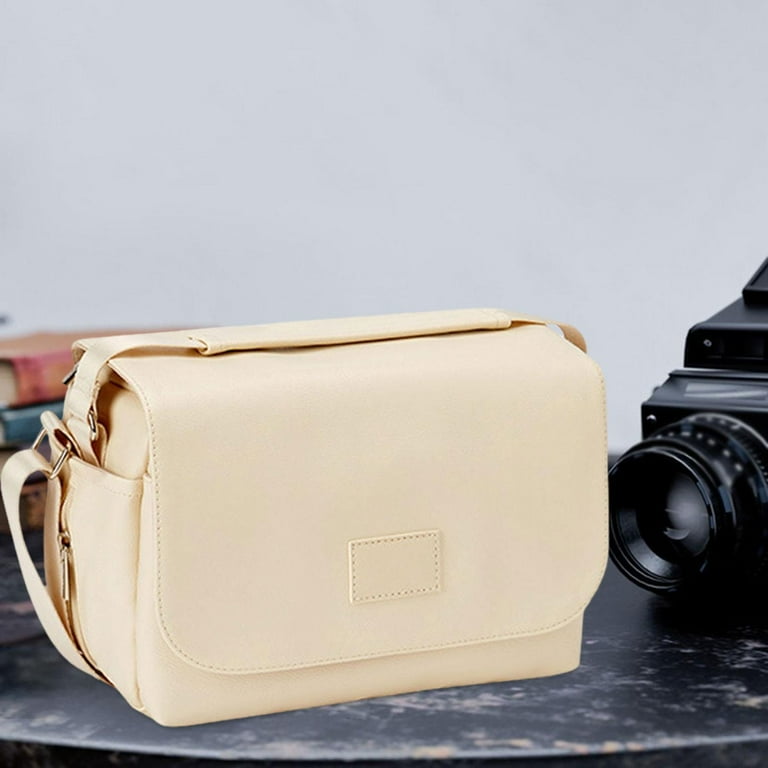 Startist DSLR Camera Bag Camera Shoulder Bag Organizer with Shoulder Strap Camera Bag for Mirrorless Instant and DSLR Cameras Beige Women s Size