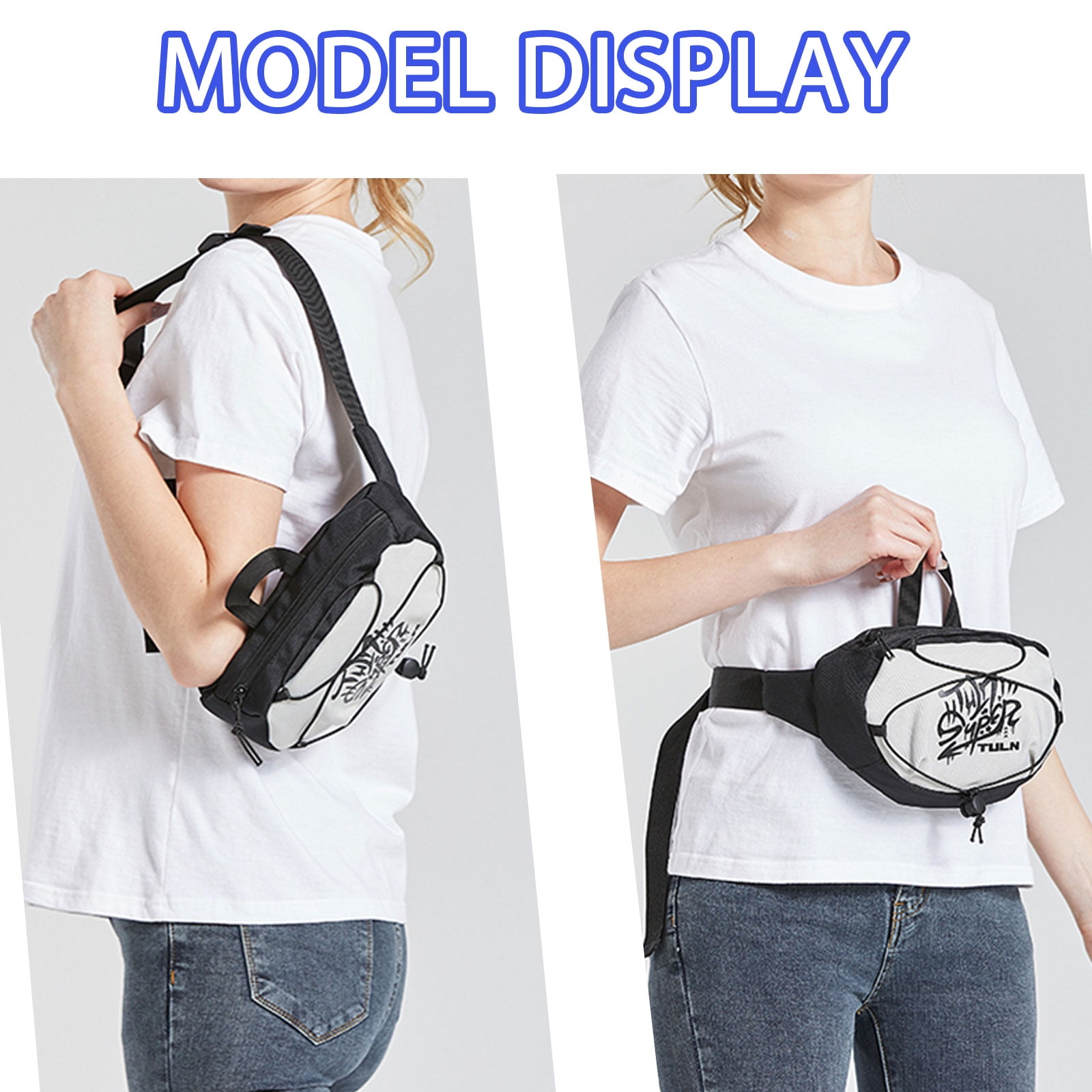 Egoelife Waterproof Fanny Packs for Women Men Small Belt Bag with Adjustable Strap Running Waist Pack Cross-body Traveling Hiking