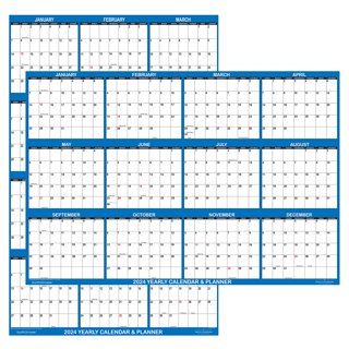 Yearly Dry Erase Calendar