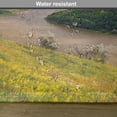thumbnail image 6 of Ambesonne Nature Place Mats Set of 4, Rising Sun Calm River, Standard Size, Multicolor, 6 of 6