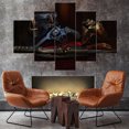 thumbnail image 3 of TISHIRON 5PCS Framed Canvas Wall Art Set,60"x40" Military Handgun Canvas Art Decor, 3 of 7