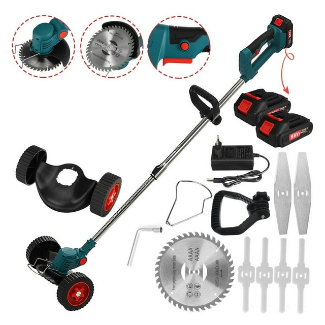 2000W Electric Grass Trimmer Cordless Lawn Mower Hedge Trimmer Adjustable Handheld Garden Power Pruning ,Easy to Use