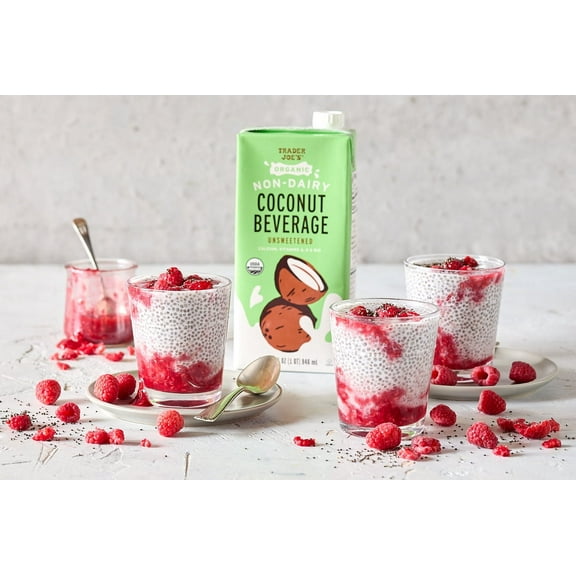 Organic Non-Dairy Coconut Beverage Unsweetened 32 Fl Oz Pack of 2