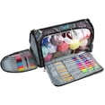 thumbnail image 1 of Knitting Bag, Knitting Tote Bag, Yarn Storage Organizer for Yarn, Knitting Needles and Other Supplies, High Capacity, 1 of 5