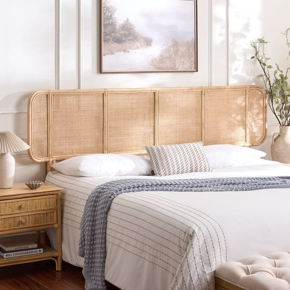 Safavieh Takuma Rattan King Headboard, Natural
