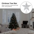 thumbnail image 2 of 1Pc Exquisite Iron Art Ornament Beautiful Tree Star for Christmas (Silver), 2 of 10