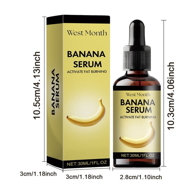 Aceite esencial El aceite contiene extracto natural de plátano que puede penetrar en la capa inferior de la piel e hidratarla. 30 ml de suero de abeja.