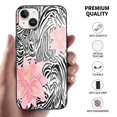 thumbnail image 3 of Funda decorativa de piel de cebra con estampado animal para iPhone 14, carcasa de TPU para iPhone 14 con cámara dual, 3 of 7
