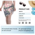 thumbnail image 7 of Bingfone Vintage Floral Women's Sarong Swimsuit Cover Ups Bathing Suit Coverups Chiffon Beach Wrap Skirts, 7 of 7