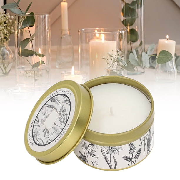 Vela Perfumada, Vela Perfumada De Lata De 70 G Para Cena A La Luz De Las Velas