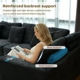 thumbnail image 5 of SEENYOO 135.5" Cloud Couch,Boneless Sectional Sofa for Living Room,Black U Shaped Couch with Chaise,6-Seater,Corduroy Fabric,Freely Configurable Layout, 5 of 17