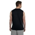 thumbnail image 2 of Gildan Adult Ultra Cotton Sleeveless T-Shirt, Big Boy, Male - BLACK - L, 2 of 4