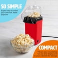 thumbnail image 2 of Popcorn Popper Tasty Hot Air, 8 tazas con taza medidora, color rojo, 2 of 7