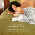 thumbnail image 5 of ViscoSoft Bulk 10 Piece Faux Fur Throw Size 50" x 60" Sherpa Luxury Blanket Brown - Shed Free Furry Comforter - Bulk Pack, 5 of 9