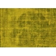 thumbnail image 1 of Ahgly Company Machine Washable Indoor Rectangle Oriental Yellow Industrial Area Rugs, 4' x 6', 1 of 4
