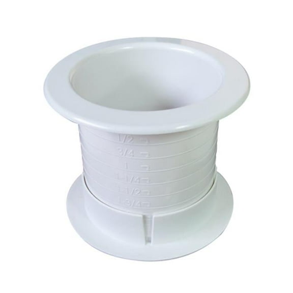 Fastcap FCDUALLY SINGLE WH Dually Grommet, White