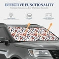 thumbnail image 2 of Lsque Red Blue Leaves 2 PCS Windshield Sun Shade | CarFoldable Window Covers | Car Accessories Reflect UV for Universal Cars SUV Truck | Large, 2 of 7