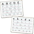 thumbnail image 2 of Really Good Stuff Trace 'N' Erase Two-Sided Alphabet Dry Erase Boards, 2 of 3