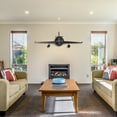 thumbnail image 5 of Large Rustic Vintage Fighter Wall Clock - Metal (large), 5 of 5