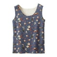 thumbnail image 3 of Bovxnpu Tank Tops Sleeveless T Shirts Undershirt Crewneck Velour Base Layer Tank Top Lightweight Summer Tops (Women's or Women's Plus), 3 of 4