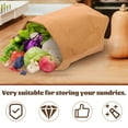 thumbnail image 3 of Fruit Kraft Paper Bag Vegetable  Bags for Groceries Onion Sandwich Storage Pouch, 3 of 6