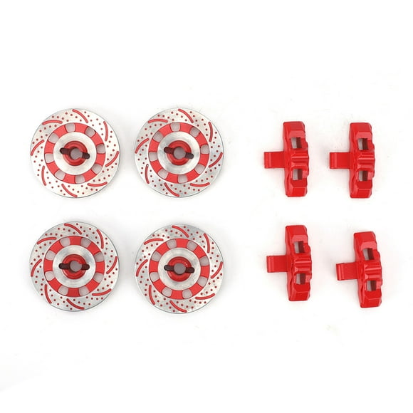 SHENMO Wheel Brake Disc Parts Fit for TRAXXAS Unlimited Desert Racer UDR 1/7 RC CarRed