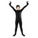 thumbnail image 5 of LZCMsoft - Mono de cuerpo entero para niños, de nailon, con cara abierta, spandex, con capucha y manga larga, color negro, 5 of 5