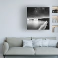 thumbnail image 2 of Canvas Wall Art - George Digalakis 'Lapping At The Shore Of A Solitary Ocean' Wall Art for Living Room, Bedroom, or Office Décor by Trademark Fine Art - 18 x 18 Inches, 2 of 4