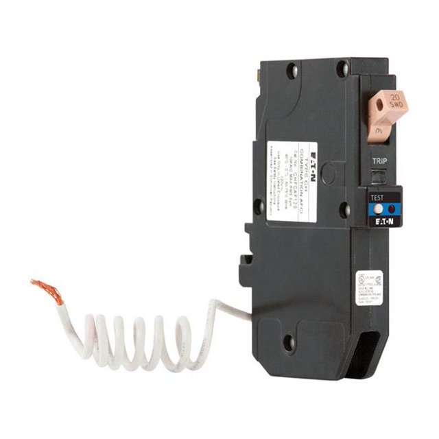 Eaton 3860814 Cutler-Hammer 20 amp Arc Fault Single Pole Circuit Breaker